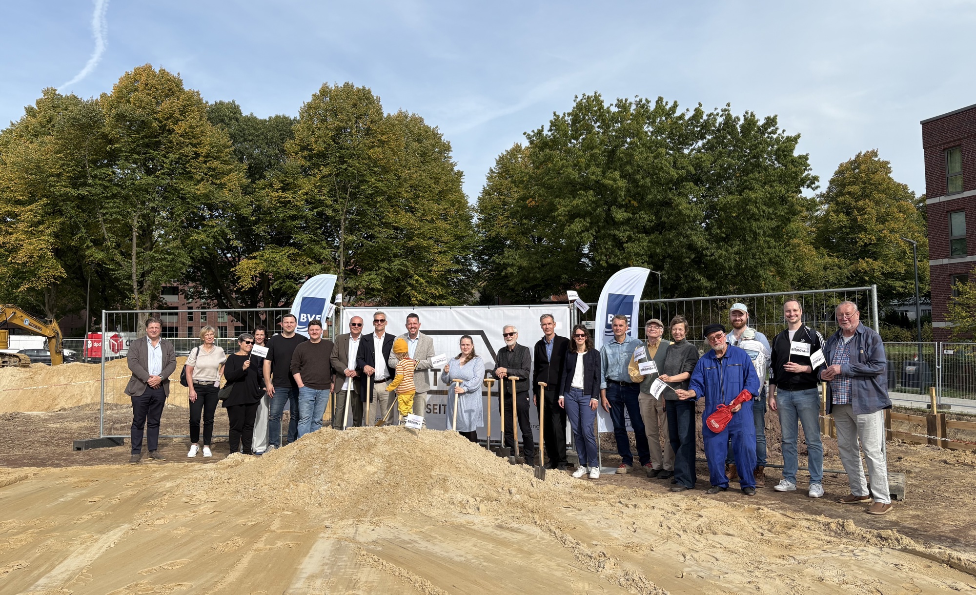 Spatenstich Am Sportplatzring In Der „Neuen Mitte Stellingen“